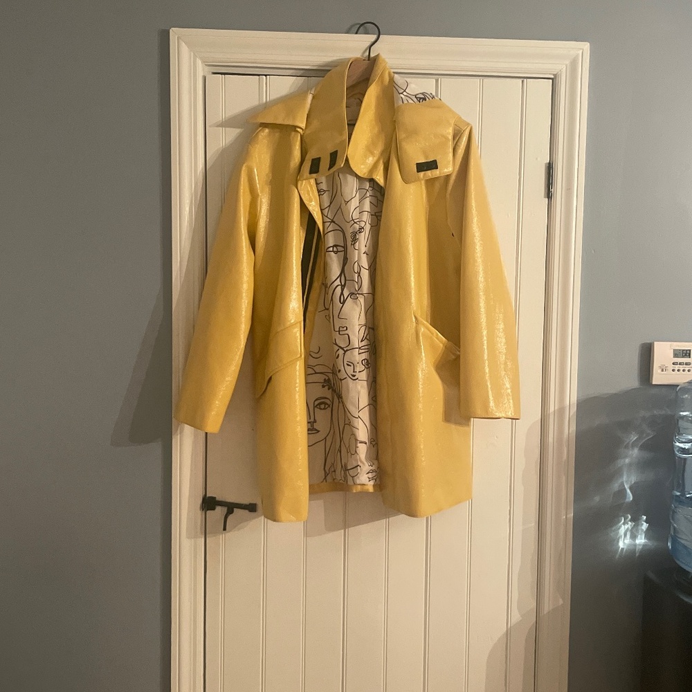 Yellow rain Jacket